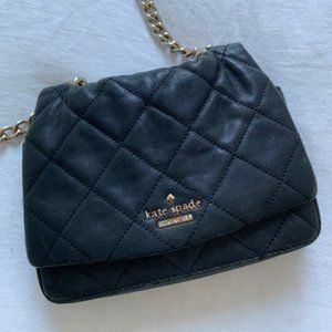 Kate Spade Quilted Black Crossbody - EMERSON PLACE MINI VIVENNA